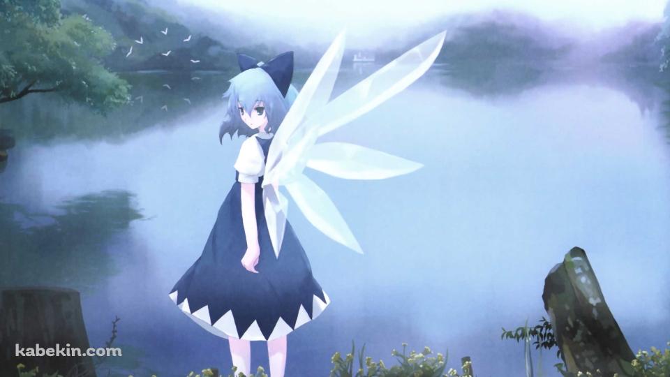 湖畔に佇むチルノ / 東方の壁紙(960px x 540px) 高画質 PC・デスクトップ用