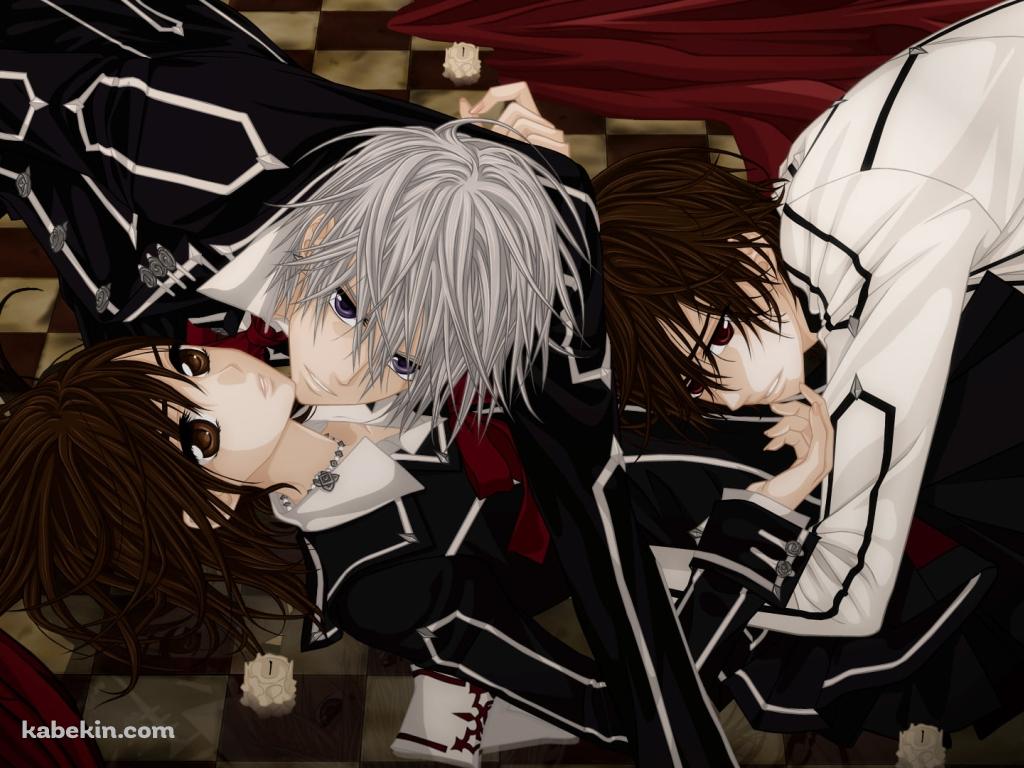 黒主優姫 / 錐生零 / 玖蘭枢 / ヴァンパイア騎士の壁紙(1024px x 768px) 高画質 PC・デスクトップ用