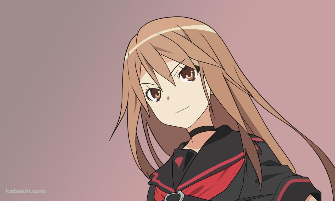 こちらを見つめる大神涼子 / オオカミさんと七人の仲間たちの壁紙(1280px x 768px) 高画質 PC・デスクトップ用