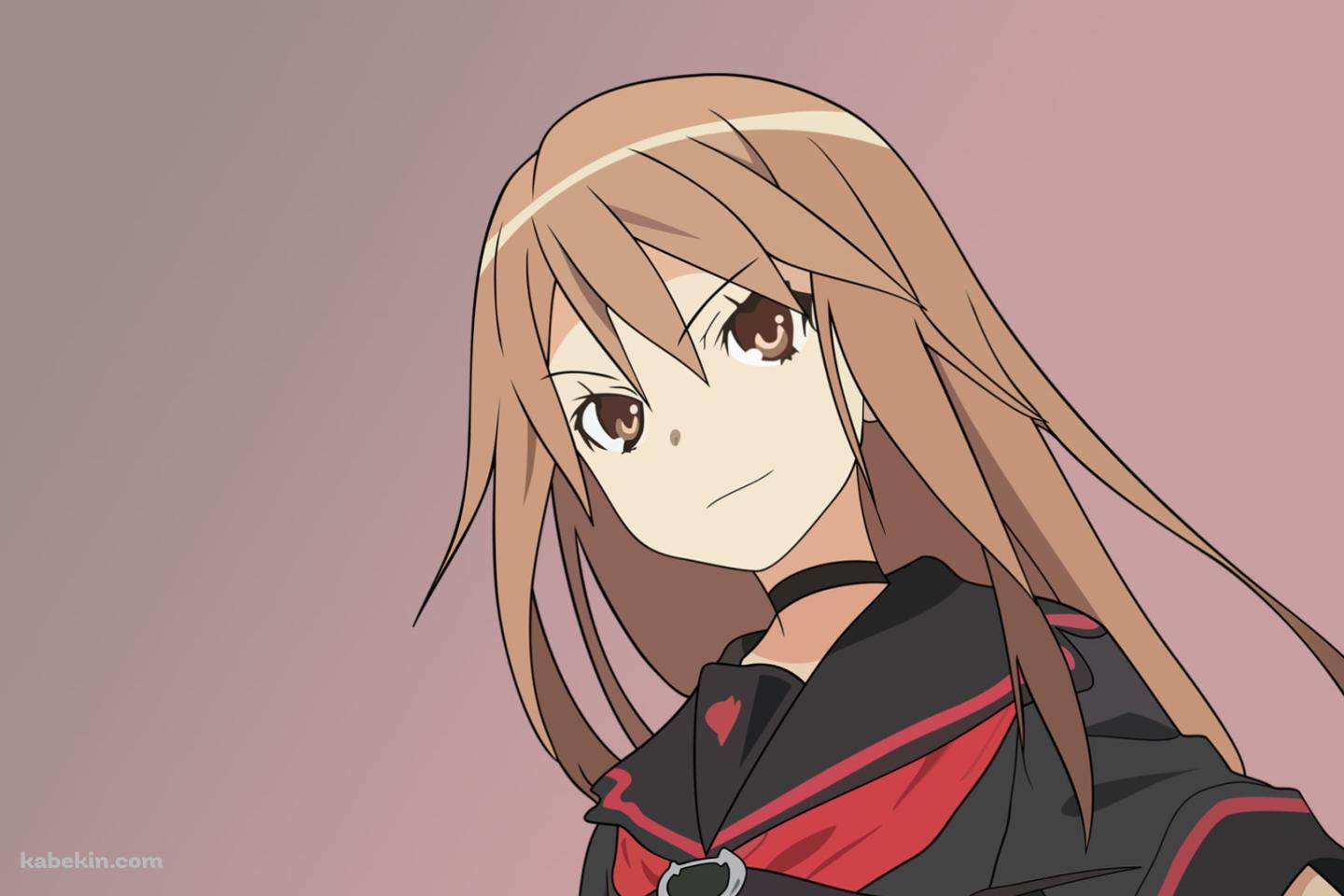 こちらを見つめる大神涼子 / オオカミさんと七人の仲間たちの壁紙(1440px x 960px) 高画質 PC・デスクトップ用