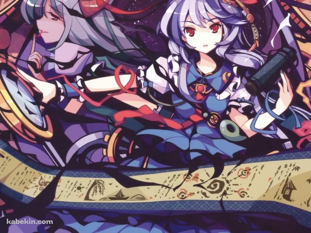 ポップなタッチで描かれてる上白沢慧音 / 東方の壁紙(1024px x 768px) 高画質 PC・デスクトップ用