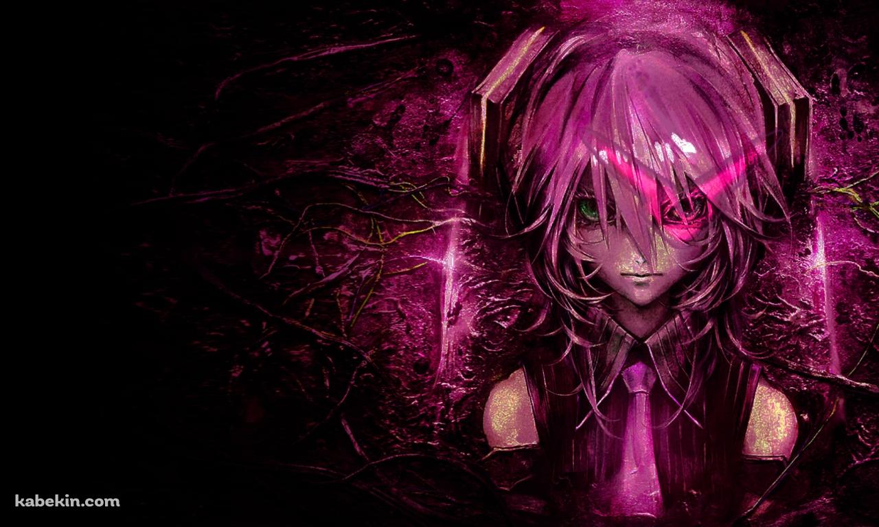 ピンクの髪色の初音ミク / オッドアイ / ボカロの壁紙(1280px x 768px) 高画質 PC・デスクトップ用