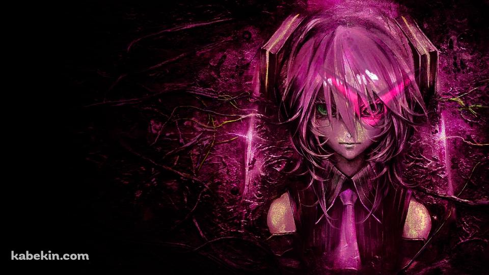 ピンクの髪色の初音ミク / オッドアイ / ボカロの壁紙(960px x 540px) 高画質 PC・デスクトップ用