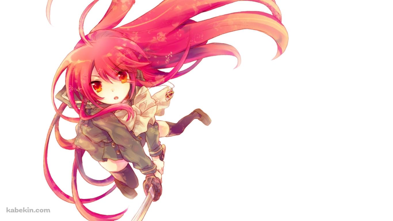剣を振るうシャナ / 灼眼のシャナの壁紙(1366px x 768px) 高画質 PC・デスクトップ用