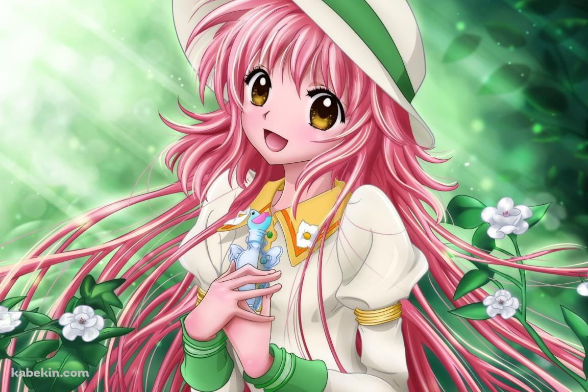 白い花と花戸 小鳩 / こばと。の壁紙(1152px x 768px) 高画質 PC・デスクトップ用