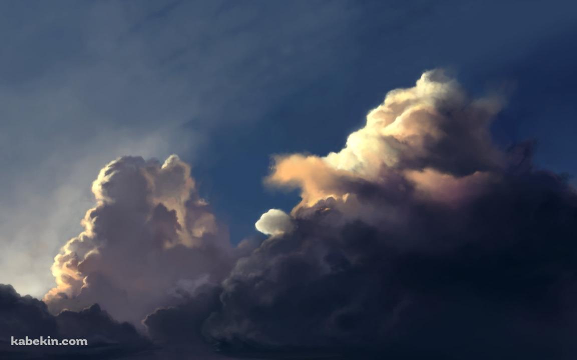 陰影のある空の壁紙(1152px x 720px) 高画質 PC・デスクトップ用