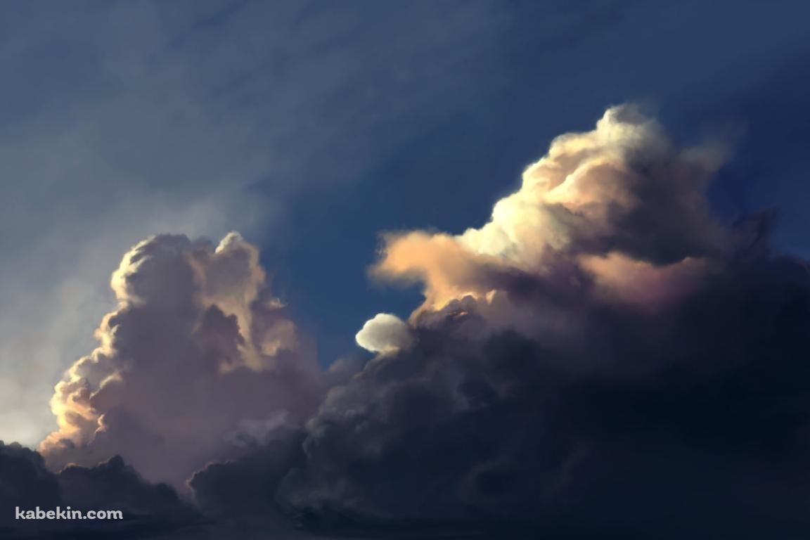 陰影のある空の壁紙(1152px x 768px) 高画質 PC・デスクトップ用