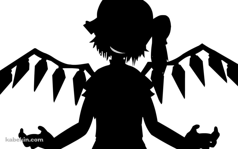 影絵 / フランドール・スカーレット / Bad Apple!! / 東方の壁紙(960px x 600px) 高画質 PC・デスクトップ用