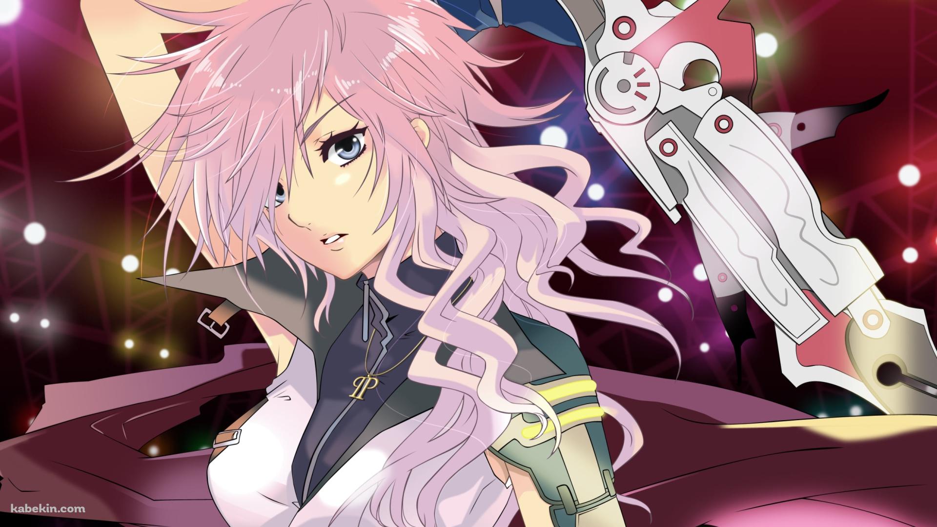 武器を持つエクレール・ファロン / ライトニング / ファイナルファンタジーの壁紙(1920px x 1080px) 高画質 PC・デスクトップ用