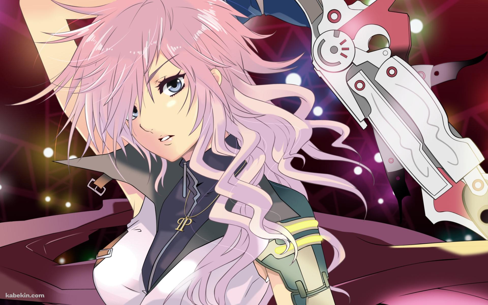 武器を持つエクレール・ファロン / ライトニング / ファイナルファンタジーの壁紙(1920px x 1200px) 高画質 PC・デスクトップ用