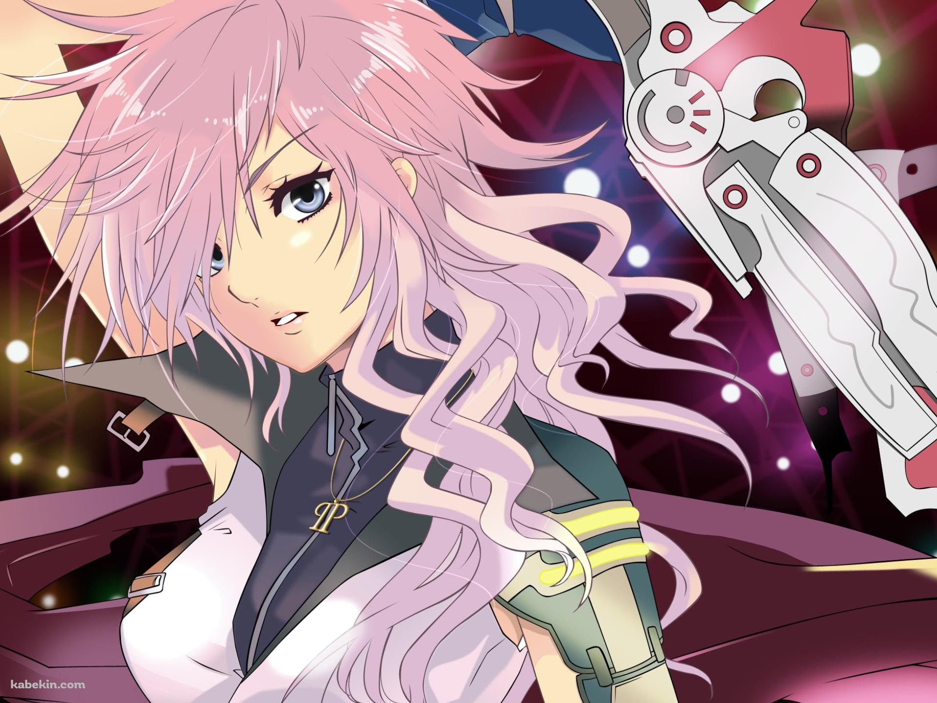 武器を持つエクレール・ファロン / ライトニング / ファイナルファンタジーの壁紙(1920px x 1440px) 高画質 PC・デスクトップ用