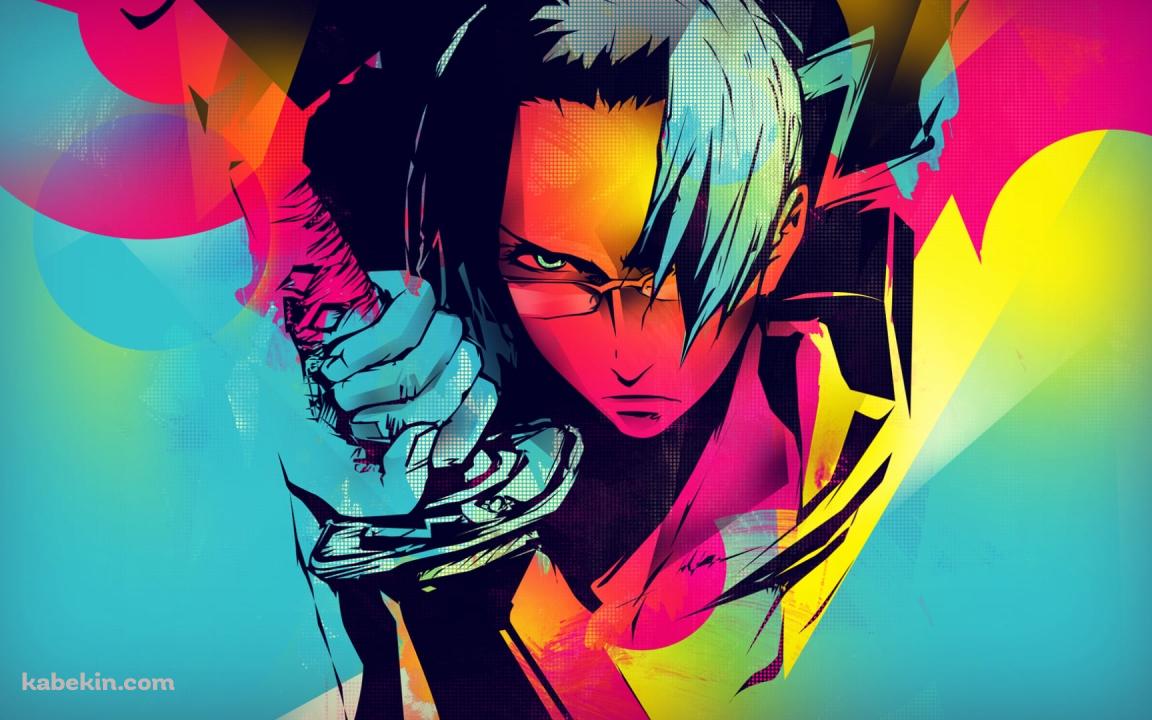 ポップな色合いの仁 / サムライチャンプルーの壁紙(1152px x 720px) 高画質 PC・デスクトップ用