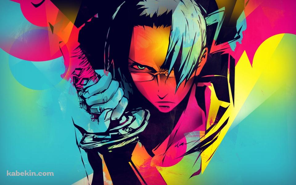 ポップな色合いの仁 / サムライチャンプルーの壁紙(960px x 600px) 高画質 PC・デスクトップ用
