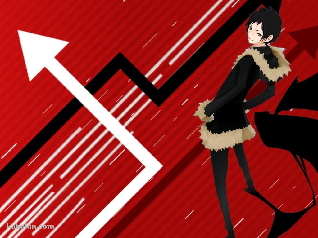 黒い羽が生えた折原 臨也 / デュラララ!!の壁紙(1024px x 768px) 高画質 PC・デスクトップ用