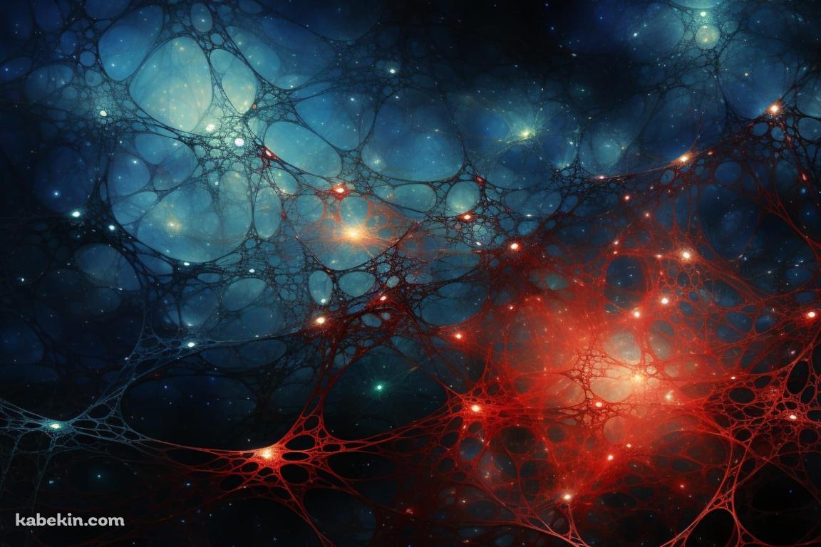 蜘蛛の巣のような宇宙の壁紙(1152px x 768px) 高画質 PC・デスクトップ用