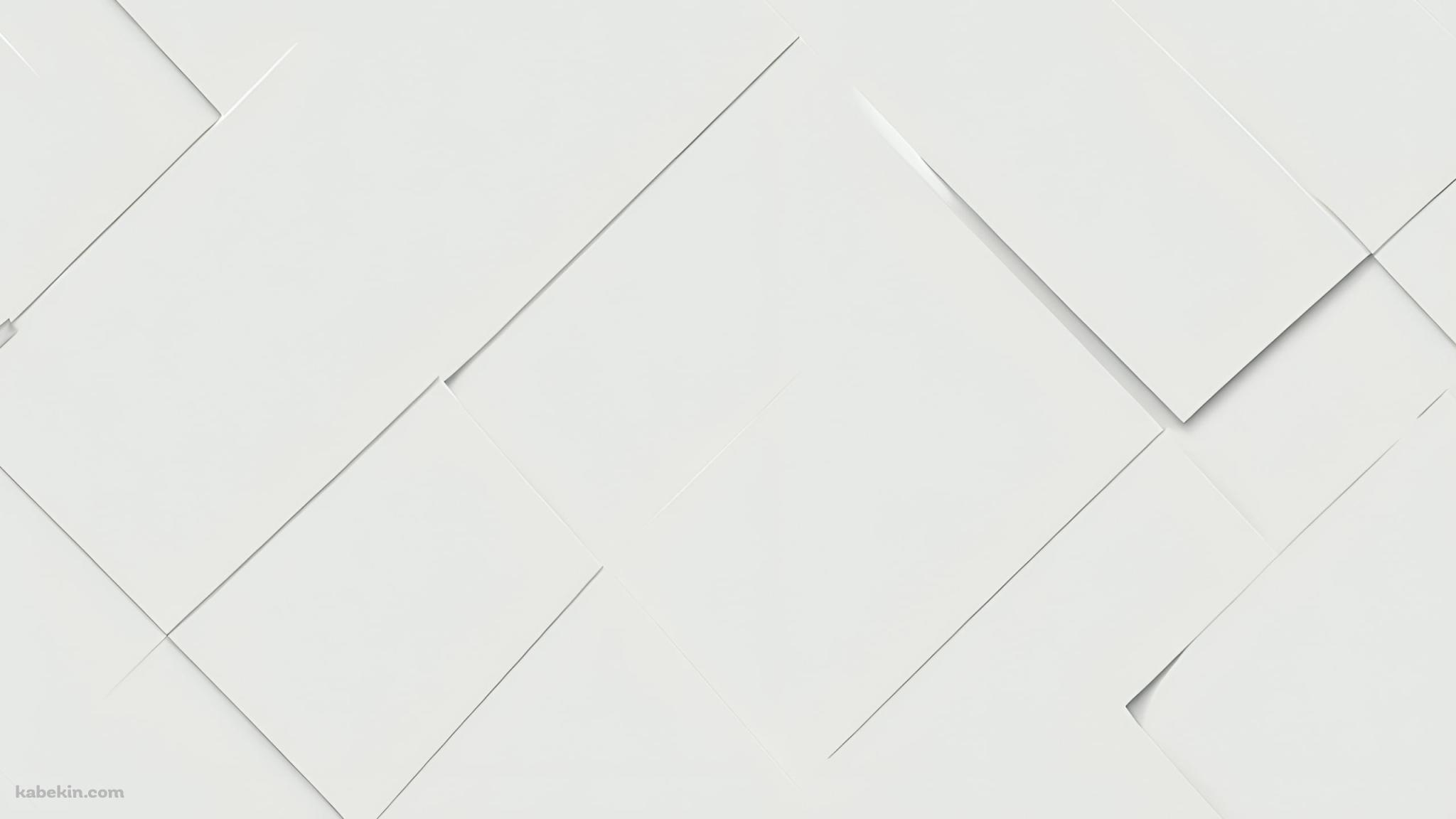 無数の切り込みが入ったような白いテクスチャーの壁紙(2048px x 1152px) 高画質 PC・デスクトップ用
