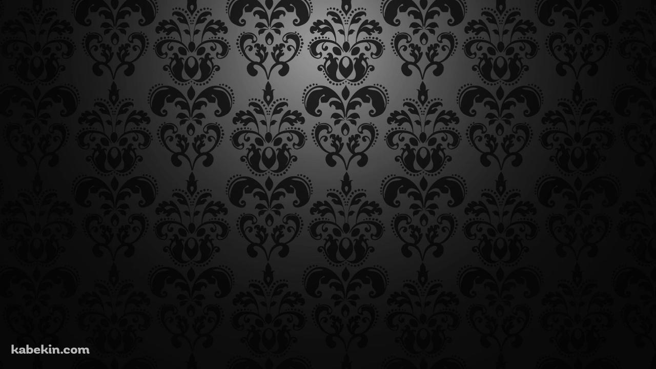黒の草のようなグラデーションパターンの壁紙(1280px x 720px) 高画質 PC・デスクトップ用