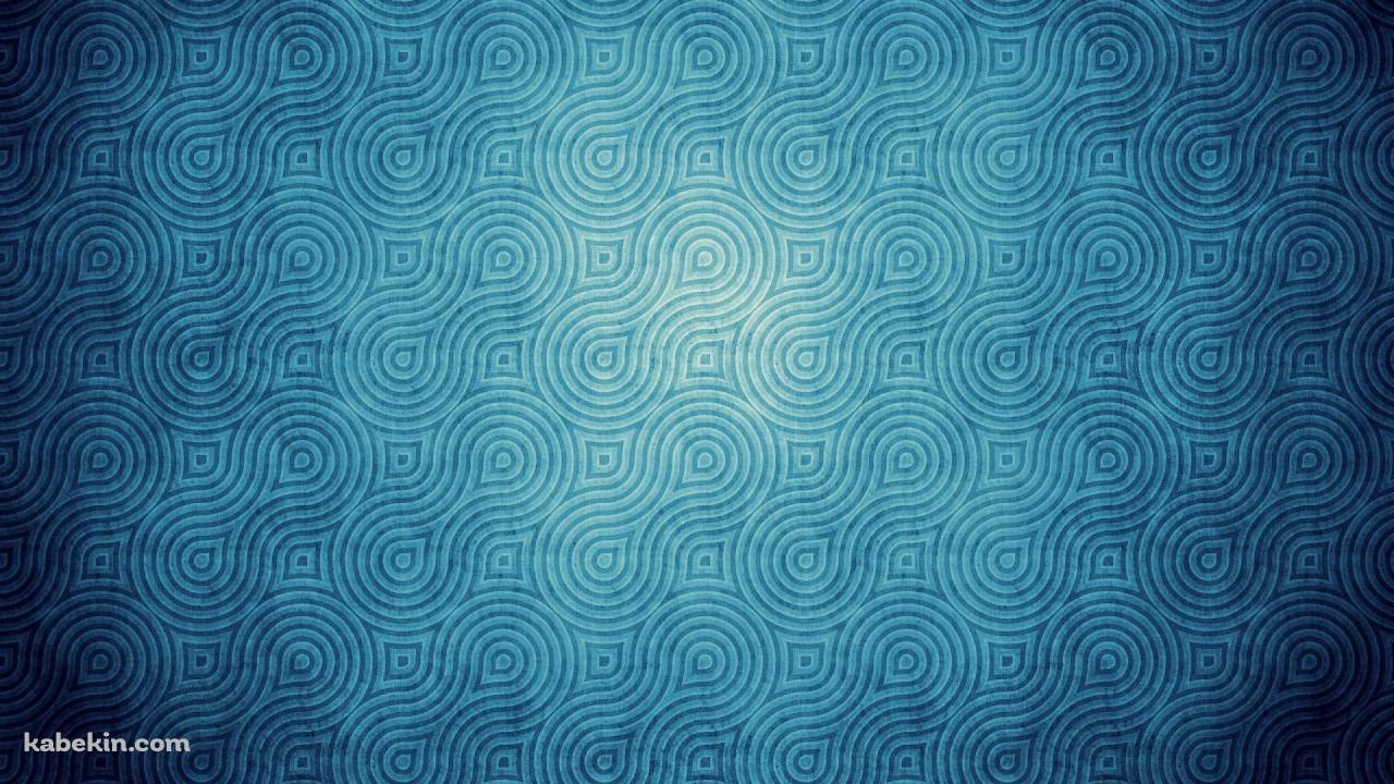 綺麗な青・水色の幾何学模様・パターンの壁紙(1280px x 720px) 高画質 PC・デスクトップ用