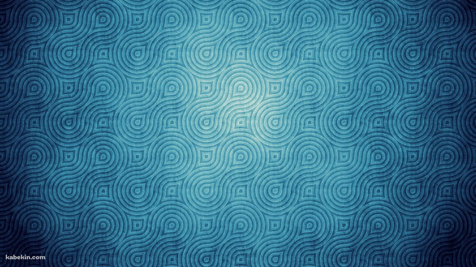綺麗な青・水色の幾何学模様・パターンの壁紙(1829px x 1029px) 高画質 PC・デスクトップ用