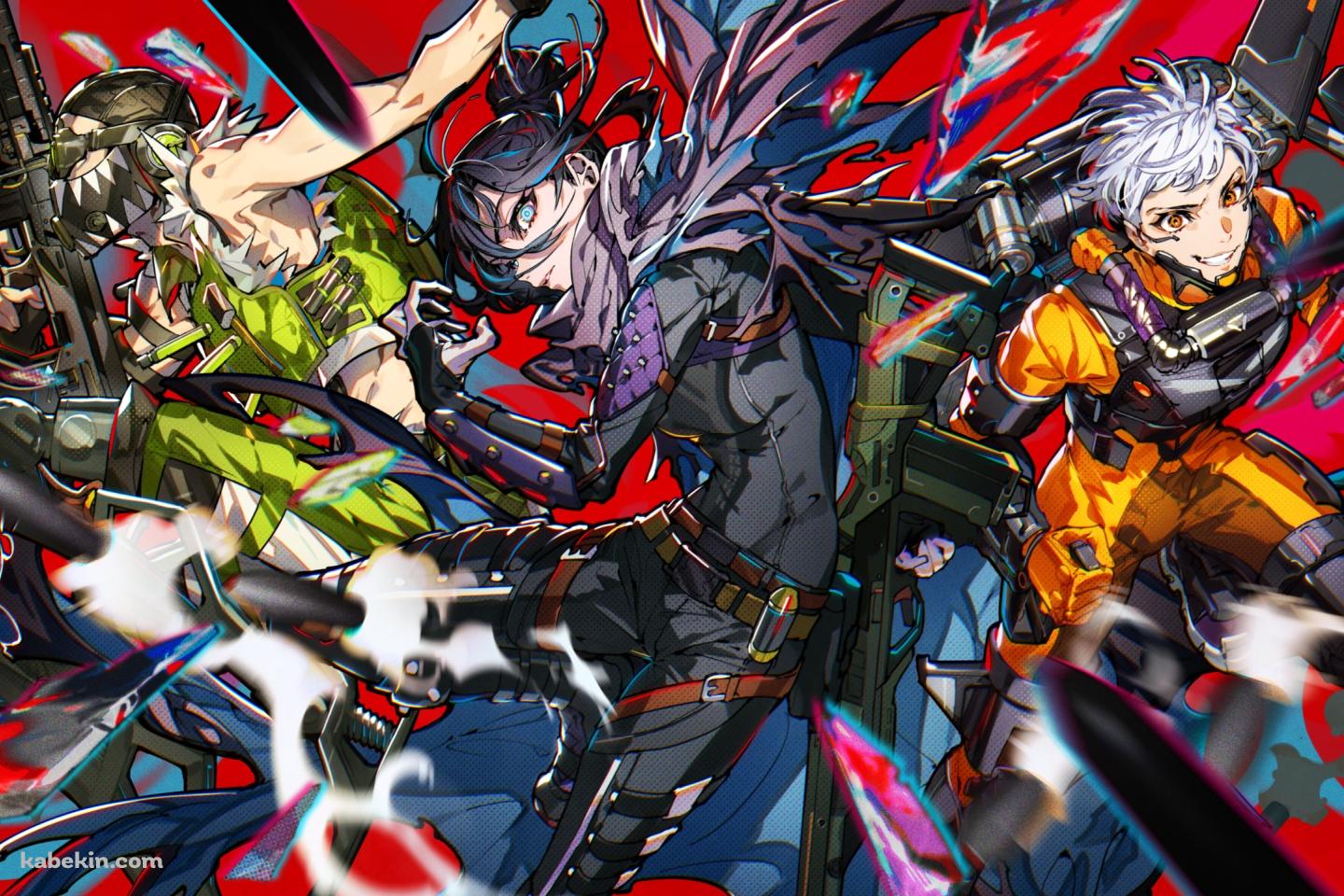 ポップなAPEX LEGENDSのイラスト / レイス / ヴァルキリー / オクタンの壁紙(1440px x 960px) 高画質 PC・デスクトップ用