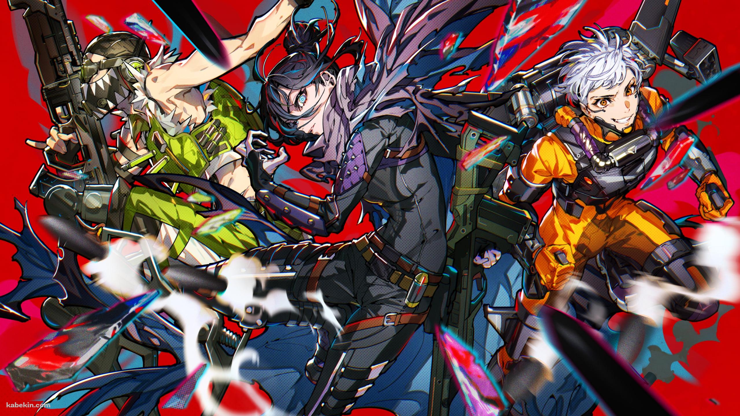 ポップなAPEX LEGENDSのイラスト / レイス / ヴァルキリー / オクタンの壁紙(2560px x 1440px) 高画質 PC・デスクトップ用