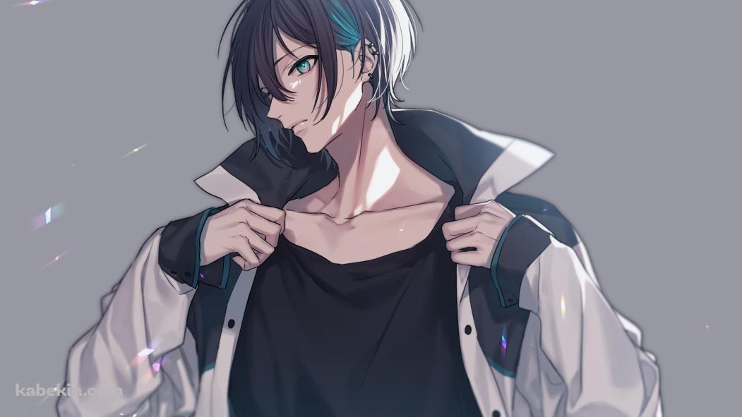 服をなおす黛灰 / にじさんじ / バーチャルYouTuber / Vtuberの壁紙(1051px x 591px) 高画質 PC・デスクトップ用