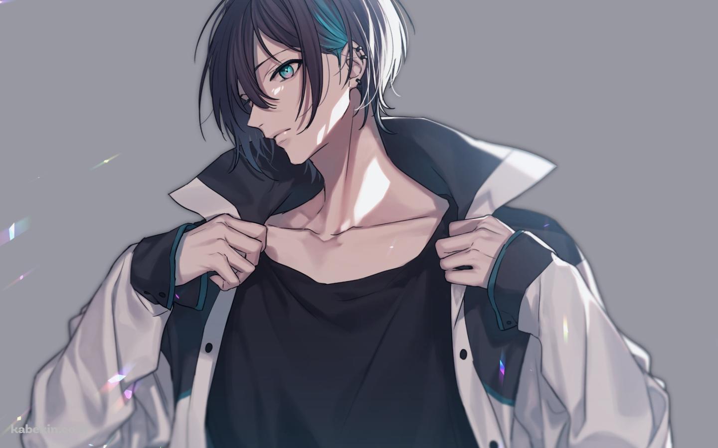 服をなおす黛灰 / にじさんじ / バーチャルYouTuber / Vtuberの壁紙(1440px x 900px) 高画質 PC・デスクトップ用