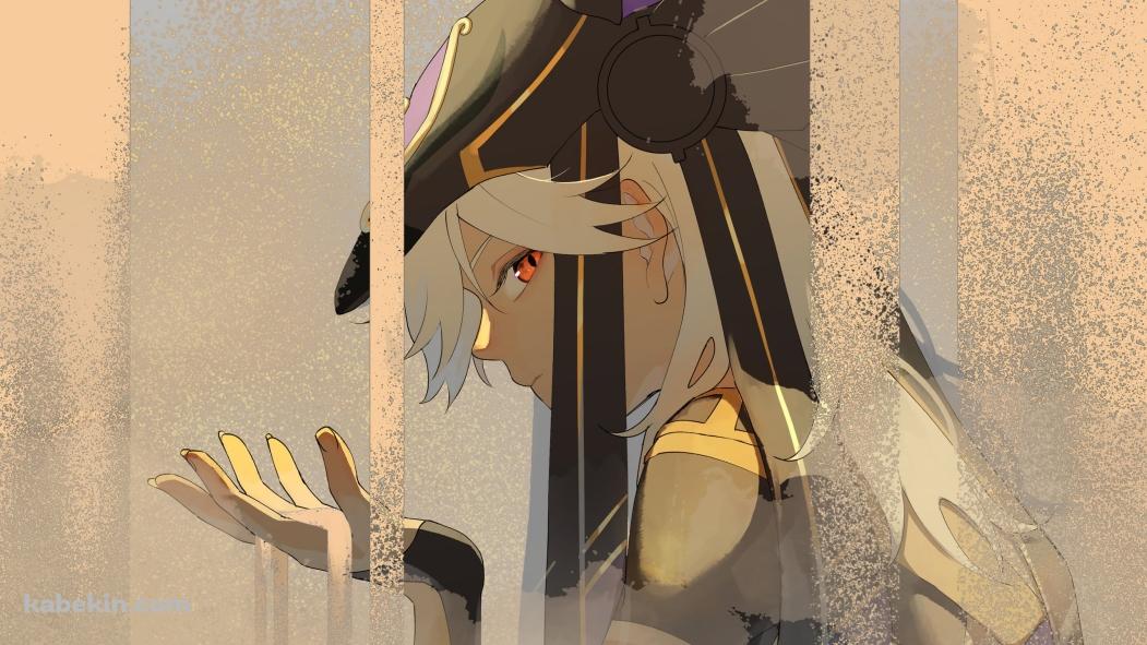 落ちてくる砂に手をかざすセノ / 原神の壁紙(1051px x 591px) 高画質 PC・デスクトップ用