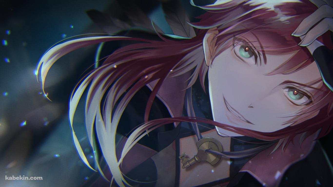 首元に鍵を付けたローレン・イロアス / にじさんじ / バーチャルYouTuber / Vtuberの壁紙(1366px x 768px) 高画質 PC・デスクトップ用