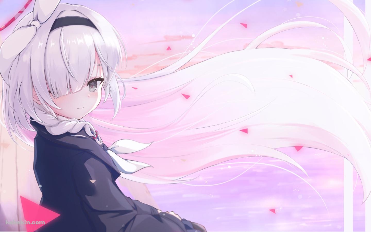 髪をなびかせるプラナ / 窓辺 / ブルーアーカイブの壁紙(1440px x 900px) 高画質 PC・デスクトップ用