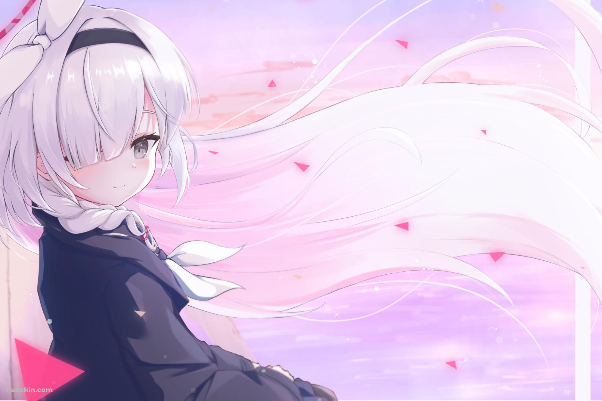 髪をなびかせるプラナ / 窓辺 / ブルーアーカイブの壁紙(2000px x 1333px) 高画質 PC・デスクトップ用