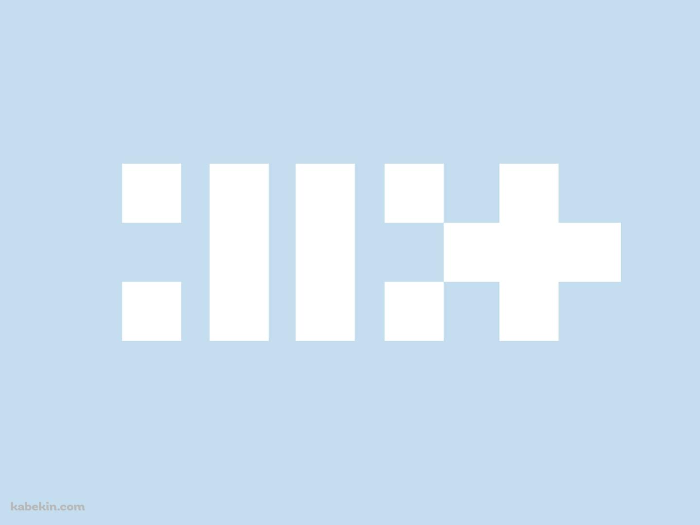 ILLIT ロゴ / アイリット / 水色の壁紙(1440px x 1080px) 高画質 PC・デスクトップ用