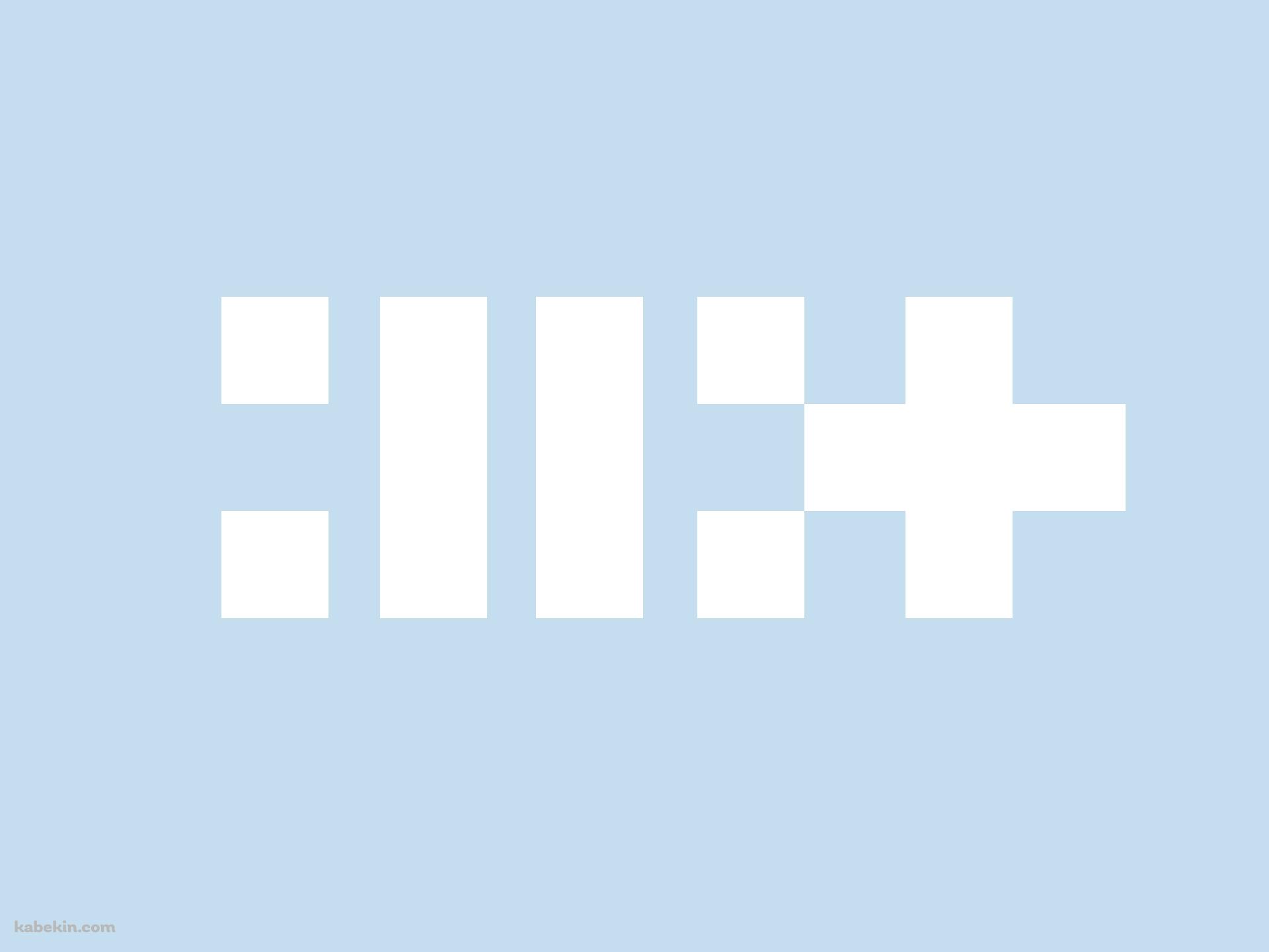 ILLIT ロゴ / アイリット / 水色の壁紙(1920px x 1440px) 高画質 PC・デスクトップ用