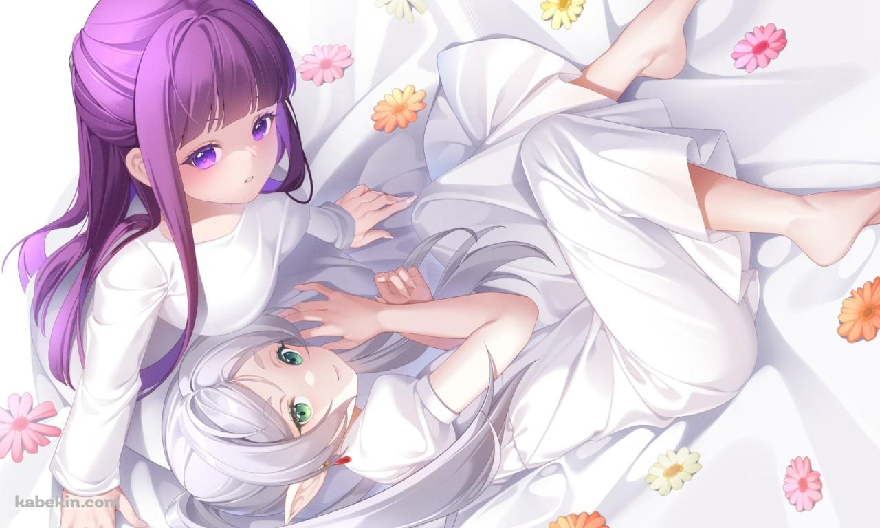 フリーレン / フェルン / 白い服 / 白いシーツ / 葬送のフリーレンの壁紙(1280px x 768px) 高画質 PC・デスクトップ用