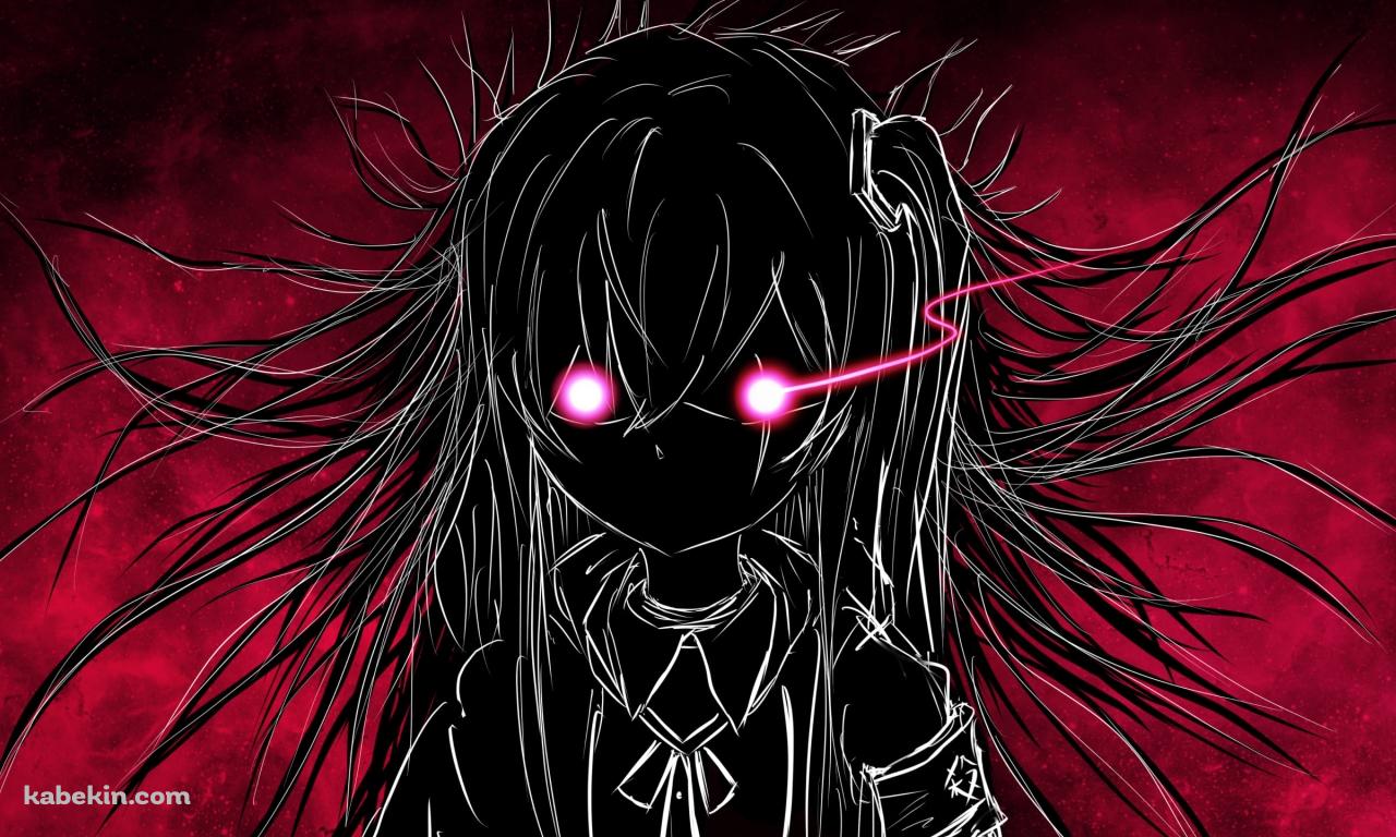 ピンクに目が光るUMP45 / ドールズフロントラインの壁紙(1280px x 768px) 高画質 PC・デスクトップ用