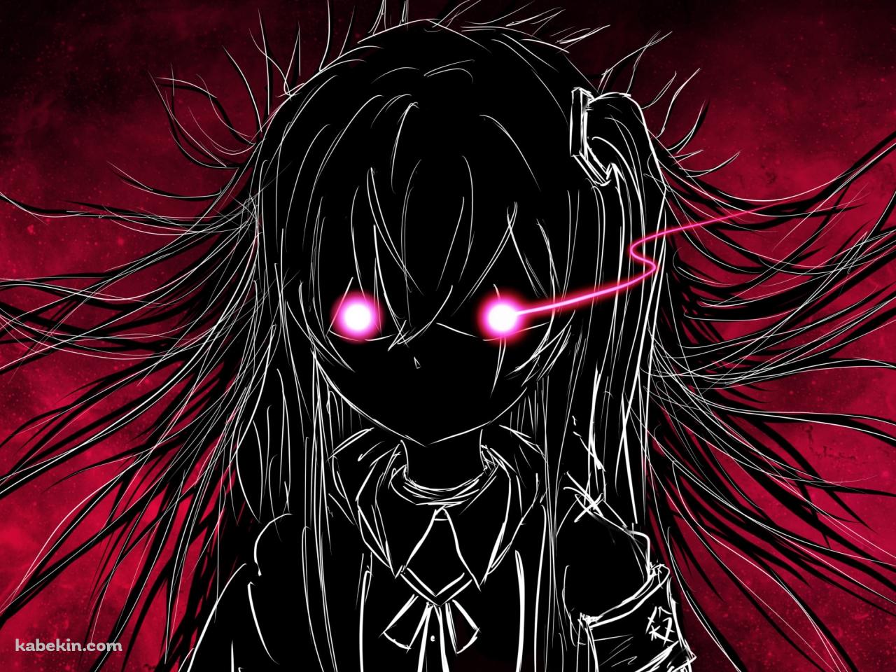 ピンクに目が光るUMP45 / ドールズフロントラインの壁紙(1280px x 960px) 高画質 PC・デスクトップ用