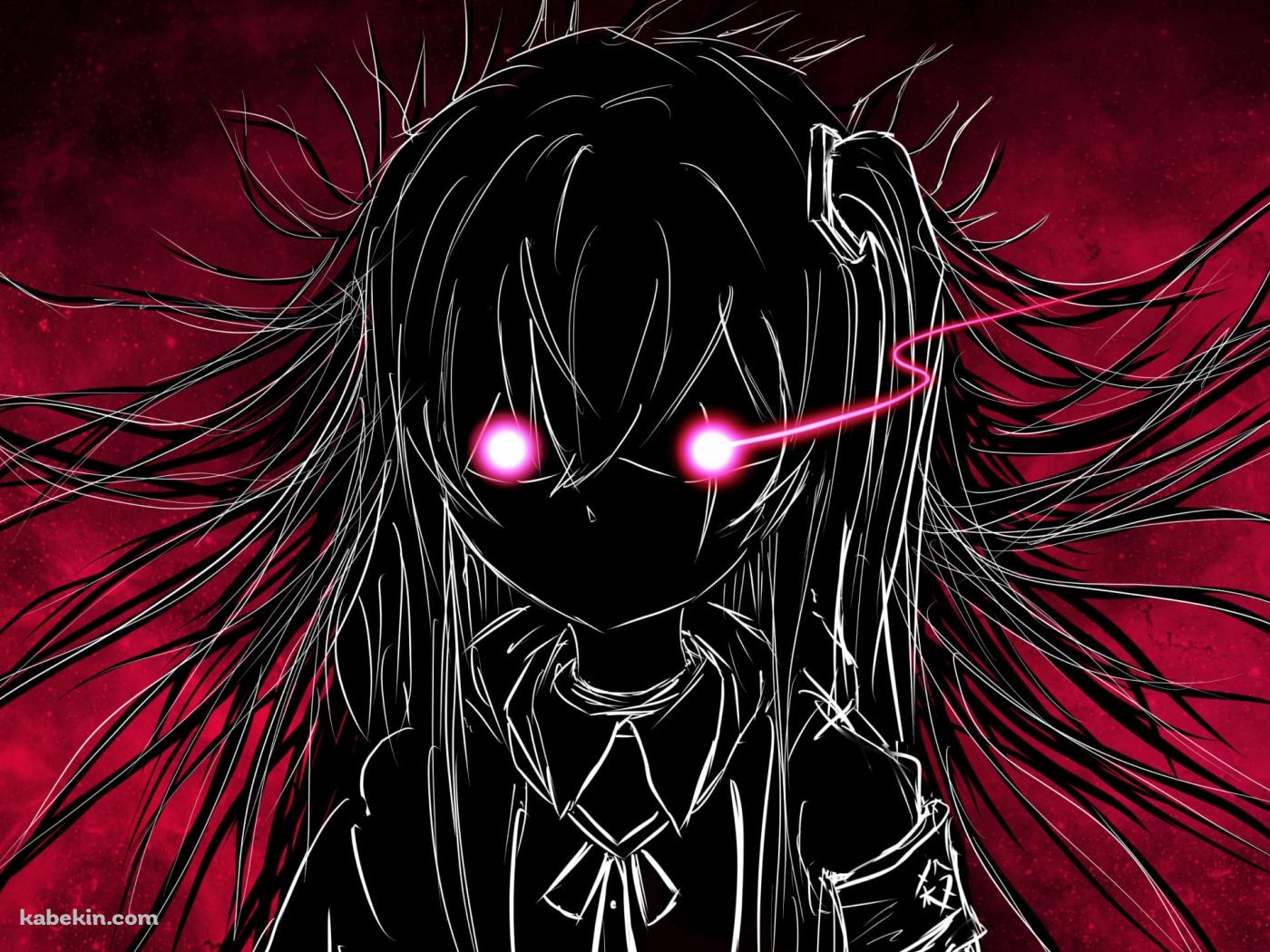ピンクに目が光るUMP45 / ドールズフロントラインの壁紙(1400px x 1050px) 高画質 PC・デスクトップ用