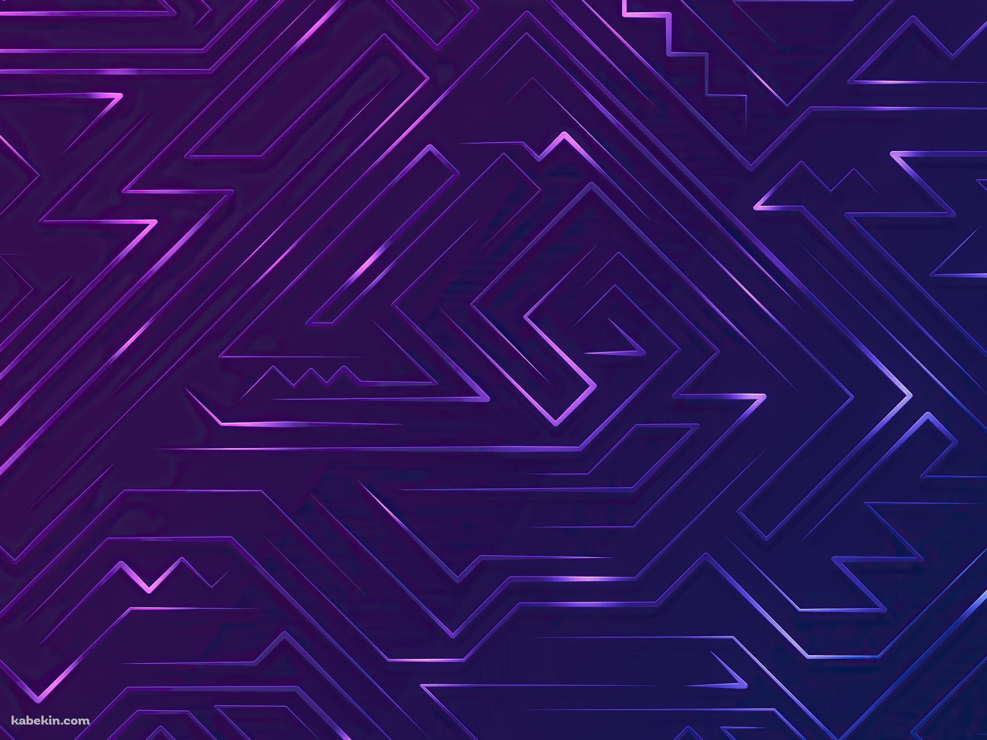 迷路のような紫の線の壁紙(1920px x 1440px) 高画質 PC・デスクトップ用