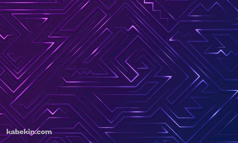 迷路のような紫の線の壁紙(800px x 480px) 高画質 PC・デスクトップ用