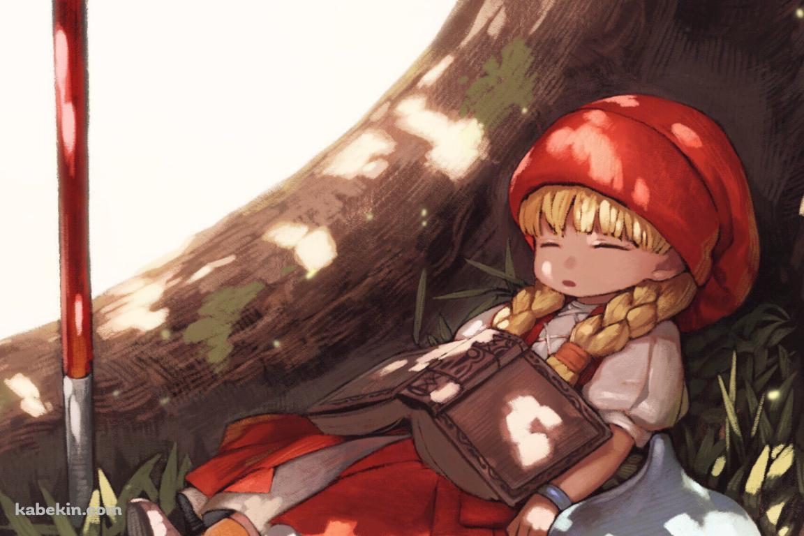 木陰で昼寝するベロニカ / ドラゴンクエストの壁紙(1152px x 768px) 高画質 PC・デスクトップ用