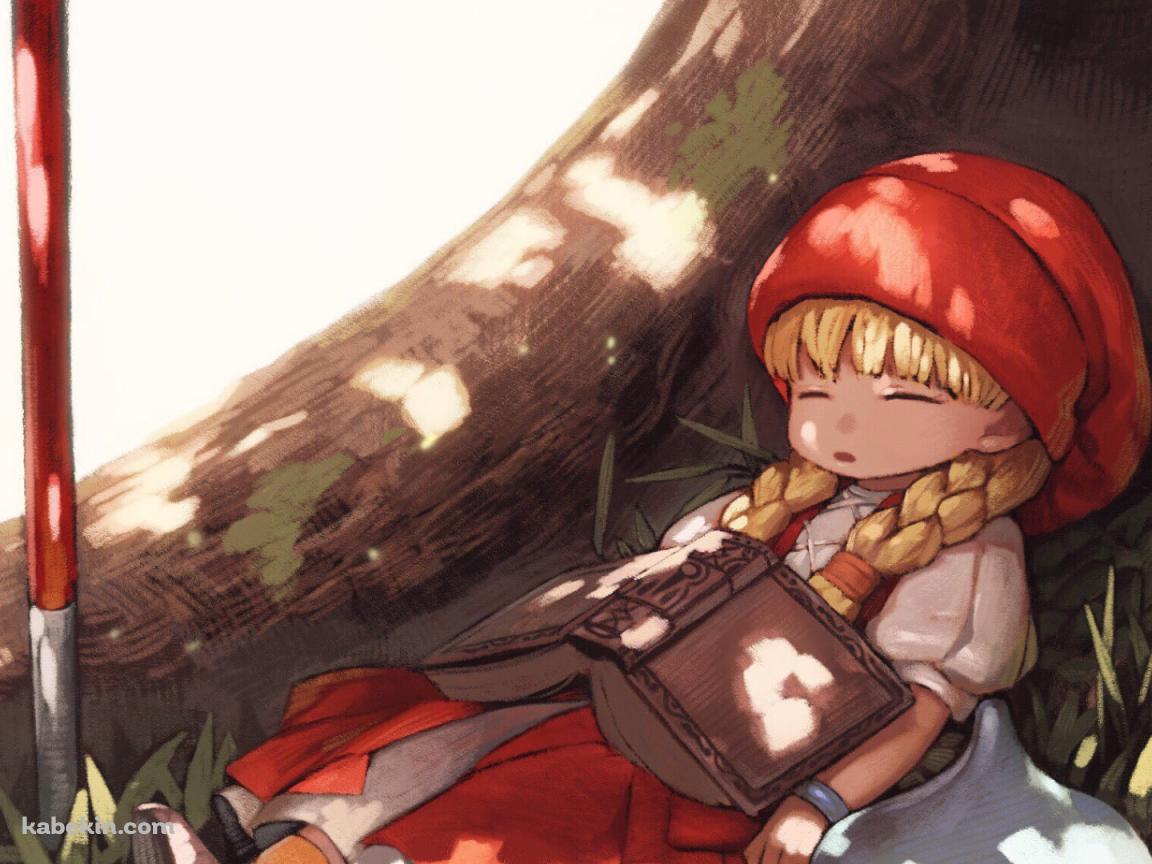 木陰で昼寝するベロニカ / ドラゴンクエストの壁紙(1152px x 864px) 高画質 PC・デスクトップ用