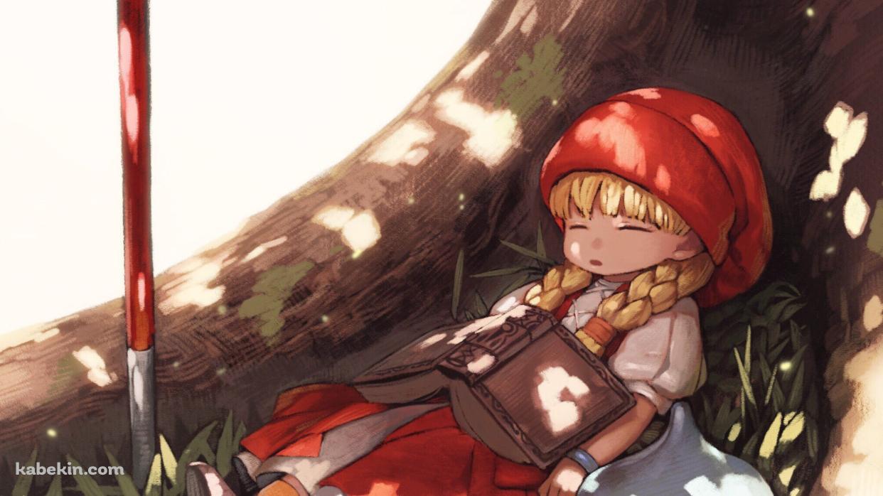 木陰で昼寝するベロニカ / ドラゴンクエストの壁紙(1242px x 698px) 高画質 PC・デスクトップ用