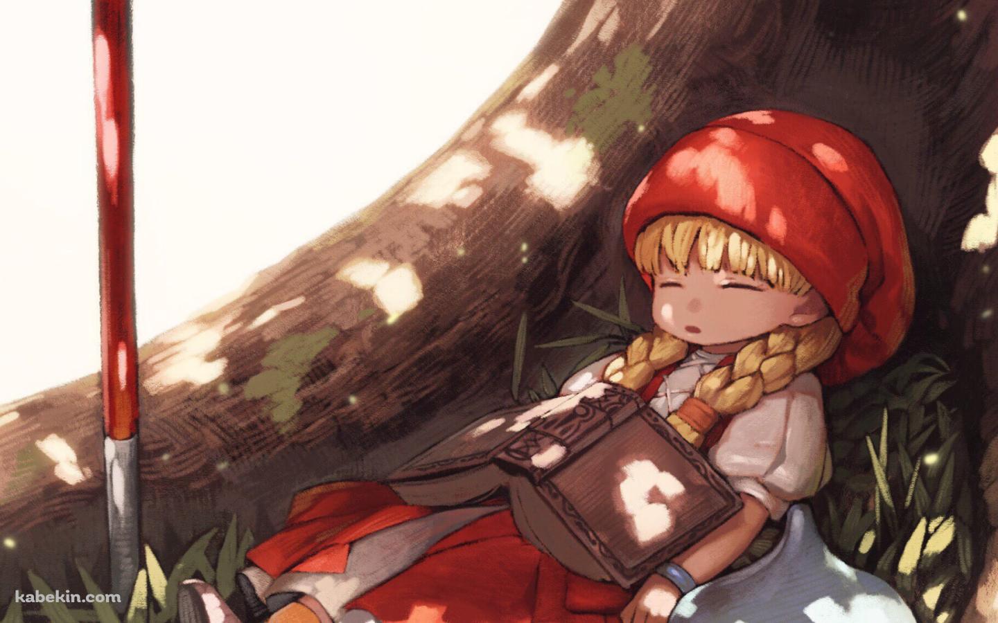 木陰で昼寝するベロニカ / ドラゴンクエストの壁紙(1440px x 900px) 高画質 PC・デスクトップ用