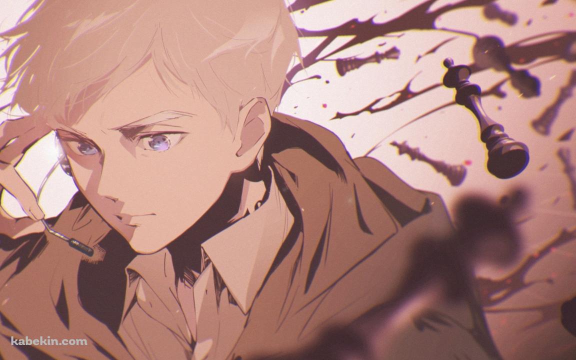 こめかみに指をあてるノーマン / 約束のネバーランドの壁紙(1152px x 720px) 高画質 PC・デスクトップ用