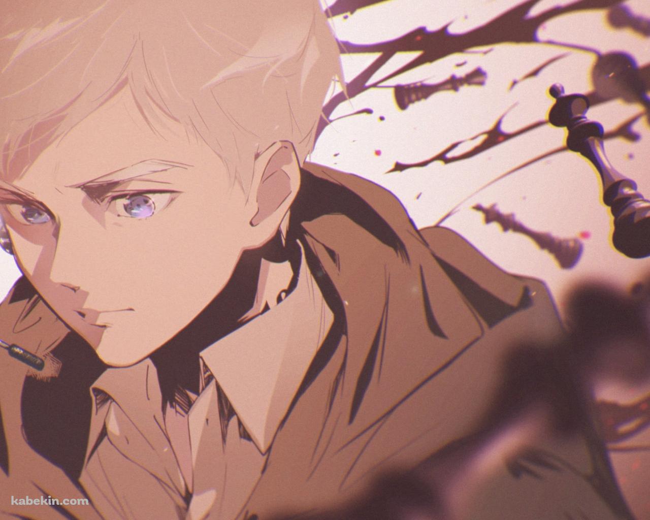 こめかみに指をあてるノーマン / 約束のネバーランドの壁紙(1280px x 1024px) 高画質 PC・デスクトップ用