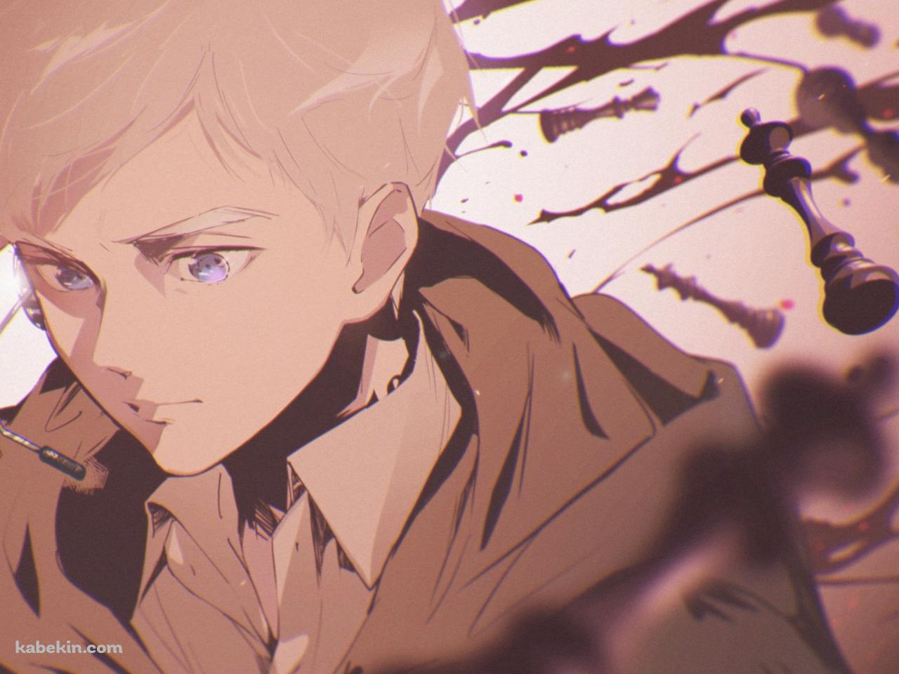 こめかみに指をあてるノーマン / 約束のネバーランドの壁紙(1280px x 960px) 高画質 PC・デスクトップ用