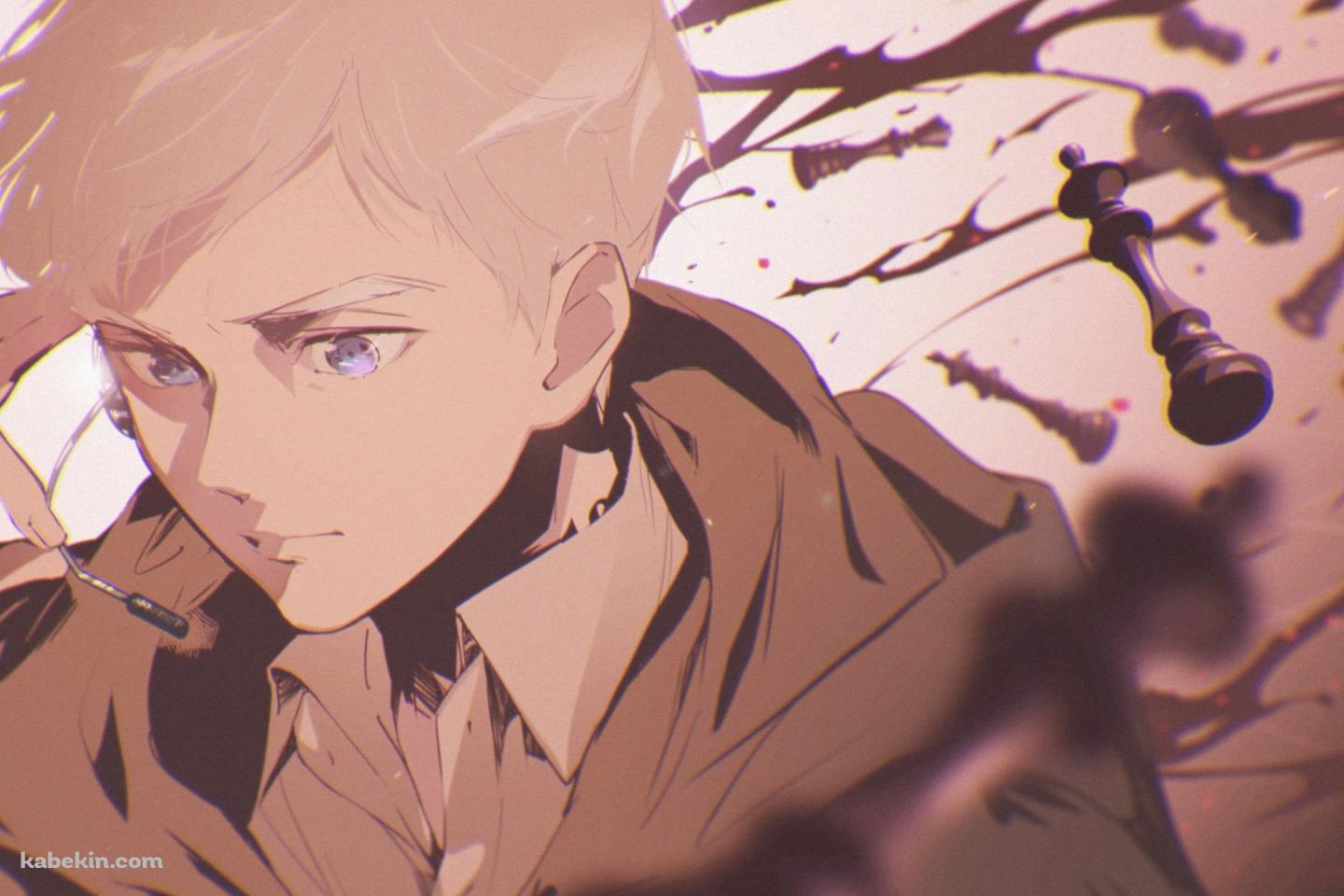 こめかみに指をあてるノーマン / 約束のネバーランドの壁紙(1440px x 960px) 高画質 PC・デスクトップ用