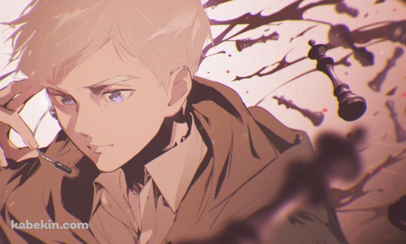 こめかみに指をあてるノーマン / 約束のネバーランドの壁紙(800px x 480px) 高画質 PC・デスクトップ用