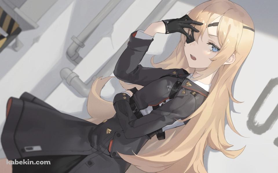 眼帯に手をかけるギロチン / 勝利の女神 NIKKEの壁紙(960px x 600px) 高画質 PC・デスクトップ用