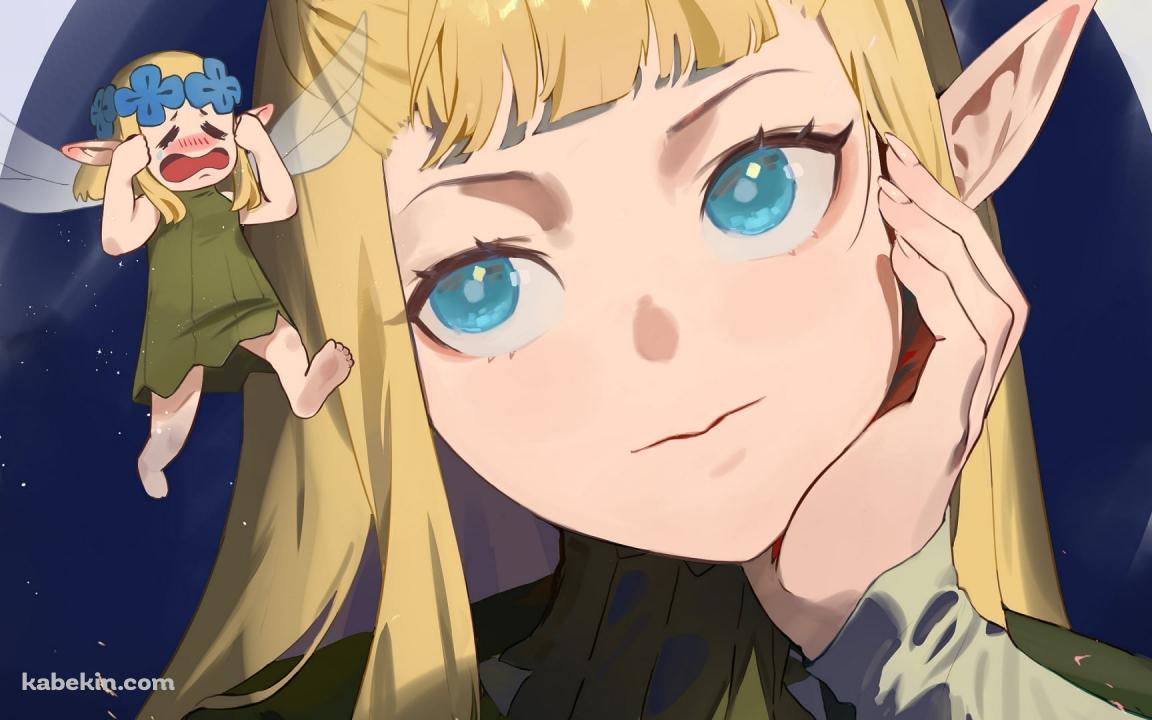 頬杖をつくパッタドル / ダンジョン飯の壁紙(1152px x 720px) 高画質 PC・デスクトップ用
